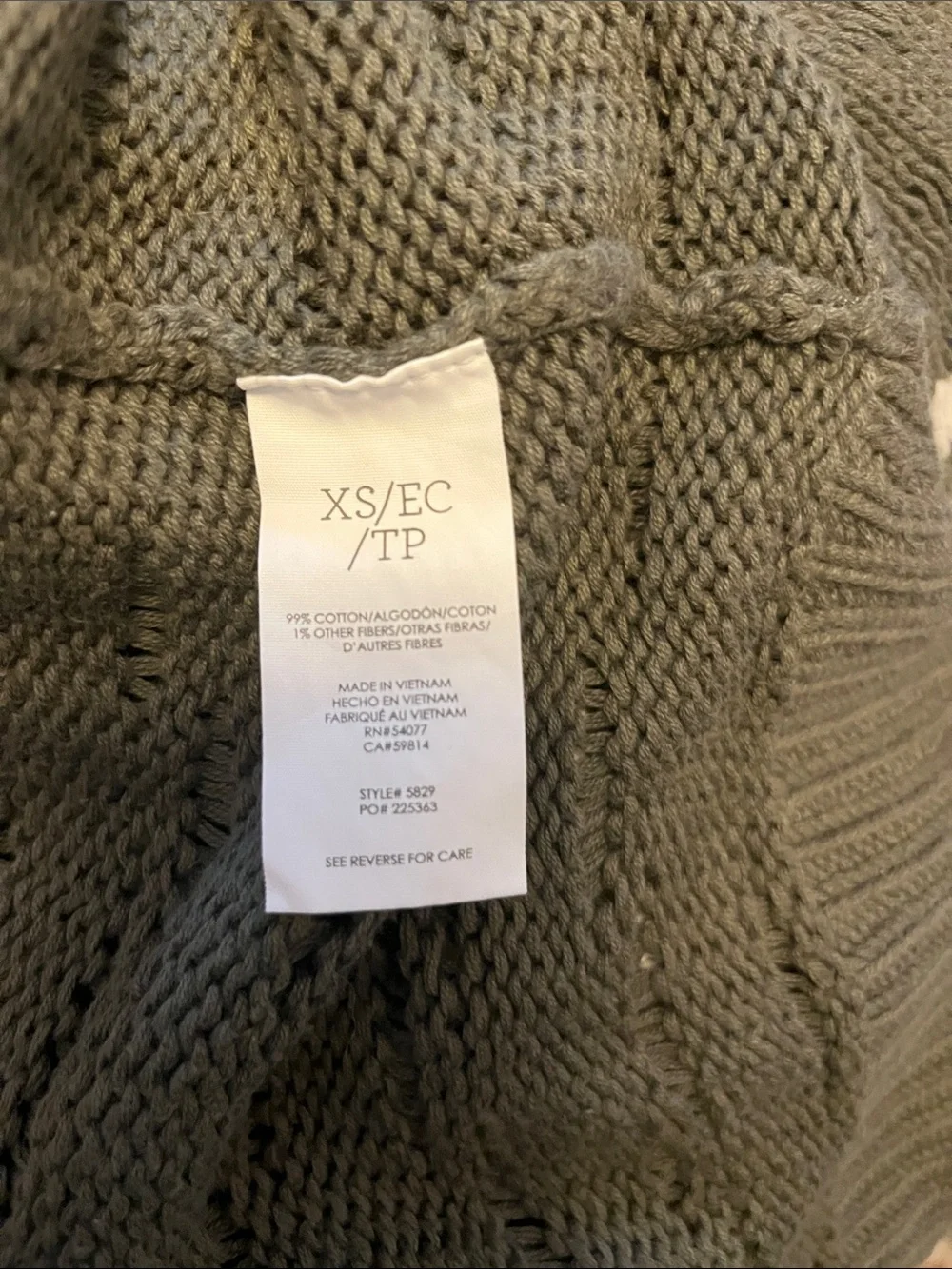 CAbi size xs